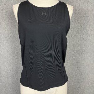 Under Armor Women's Fitted SG Cropped Tank Top size XL color Black NWT's.